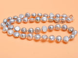 Black/Gray Real Natural Freshwater Pearl Necklace - Clearanceware.com