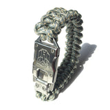 EDC Tactical 7 Core Parachute Survival Rope Bracelet With Knife - Clearanceware.com